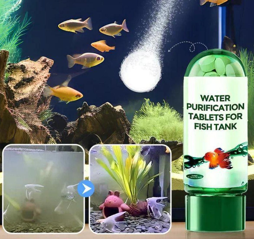 💎 CRYSTAL CLEAR AQUATIC CARE: Advanced Water Purification Tablets