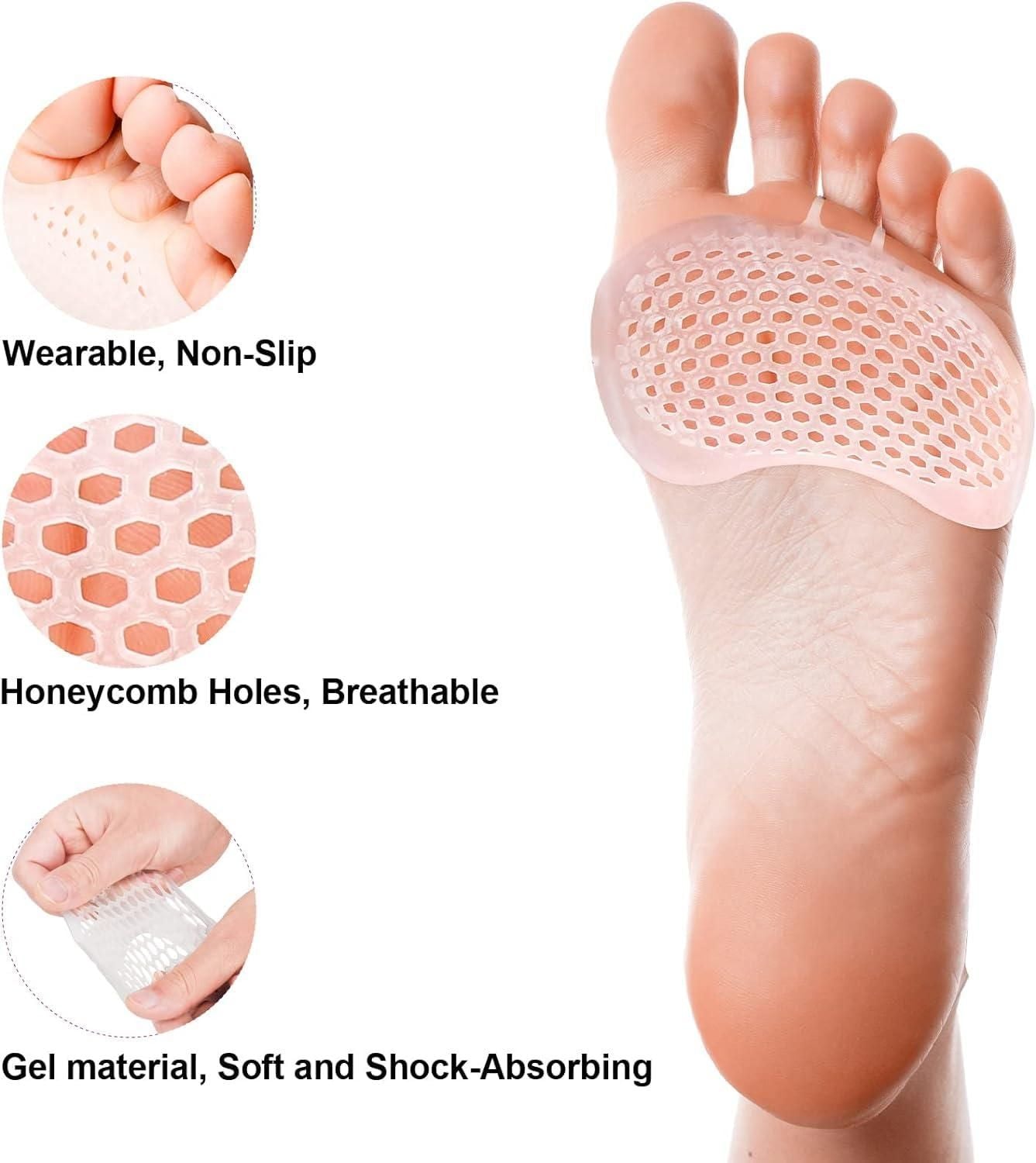 CloudWalk™ Silicone Honeycomb Gel Insoles – Breathable Foot Massage & Pain Relief (1 Pair)