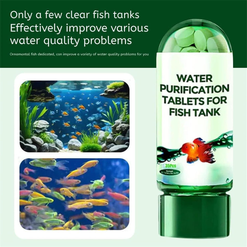 💎 CRYSTAL CLEAR AQUATIC CARE: Advanced Water Purification Tablets