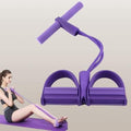 💪 THE ULTIMATE SCULPTOR: 4-Tube Yoga Pedal Puller Resistance Band