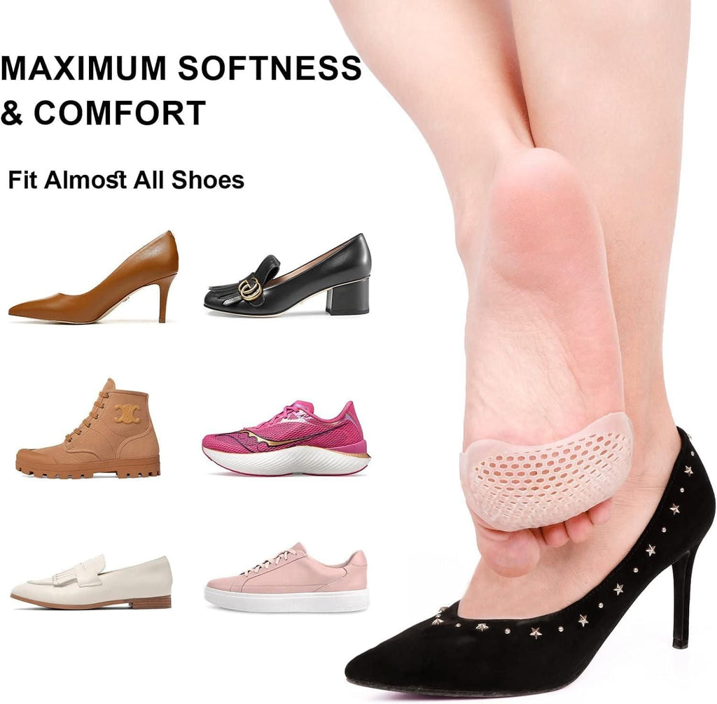 CloudWalk™ Silicone Honeycomb Gel Insoles – Breathable Foot Massage & Pain Relief (1 Pair)