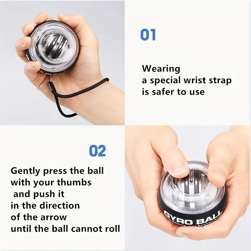 🌀 THE KINETIC POWERHOUSE: Advanced Auto-Start Gyro Wrist Strengthener