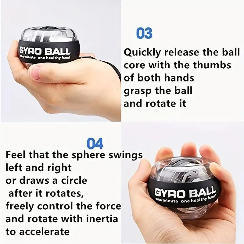 🌀 THE KINETIC POWERHOUSE: Advanced Auto-Start Gyro Wrist Strengthener