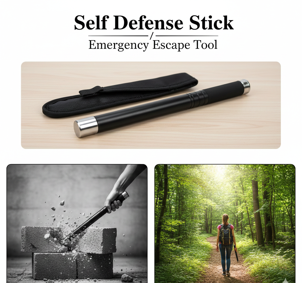 🛡️ THE GUARDIAN: Heavy-Duty Tactical Self-Defence Rod (Extendable)