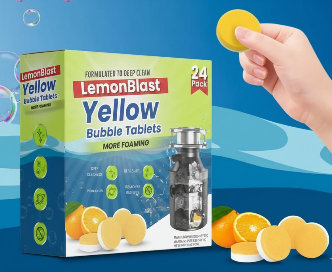 LemonBlast Yellow Bubble Tablets (24pc)