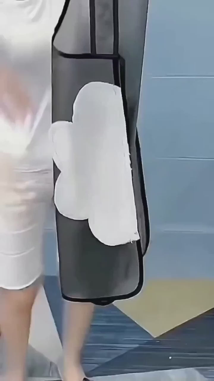 ClearGuard™ Pro – Adjustable Oil-Proof & Waterproof Transparent Cooking Apron
